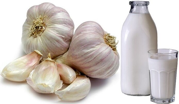 ail et lait pour nettoyer les parasites